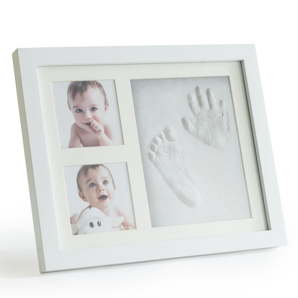 Baby Handprint Footprint Keepsake Kit - Baby Prints Photo Frame for Newborn 