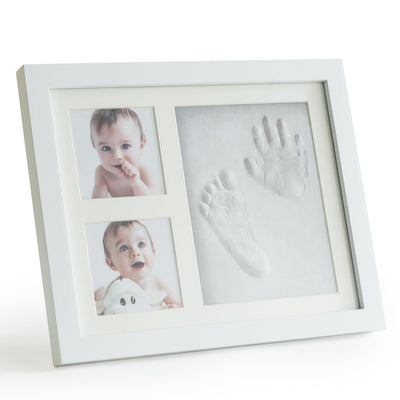 Premium Clay Baby Footprint & Handprint Picture Frame Kit - Up & Raise® - Best Fetal Doppler and Baby Products